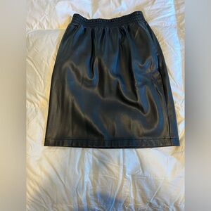 J Crew x Universal Thread Faux Leather Skirt